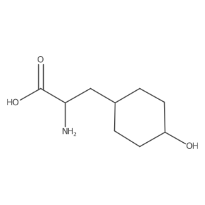 (s)-2-Amino-3-(4-hydroxycyclohexyl)propanoic acid Structure