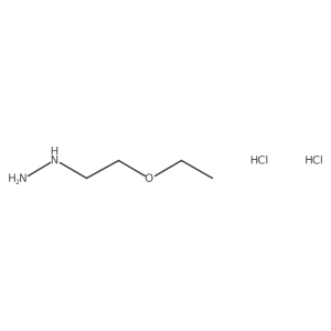 (2-Ethoxyethyl)hydrazine dihydrochloride结构式