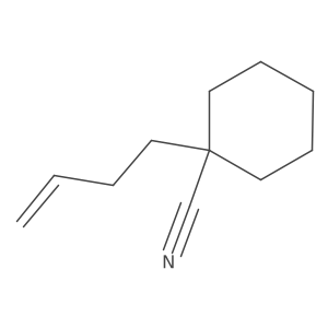 1-(But-3-en-1-yl)cyclohexane-1-carbonitrile Structure
