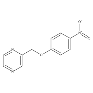 2-[(4-Nitrophenoxy)methyl]pyrazine结构式