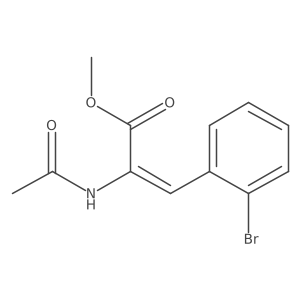 Methyl (Z)-2-acetamido-3-(2-bromophenyl)acrylate Structure