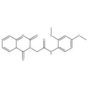N-(2,4-dimethoxyphenyl)-2-(2,4-dioxo-4aH-quinazolin-3-yl)acetamide Structure