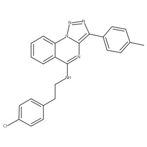 N-[2-(4-chlorophenyl)ethyl]-3-(4-methylphenyl)-[1,2,3]triazolo[1,5-a]quinazolin-5-amine Structure