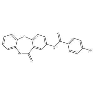 4-bromo-N-(11-oxo-10,11-dihydrodibenzo[b,f][1,4]oxazepin-2-yl)benzamide Structure