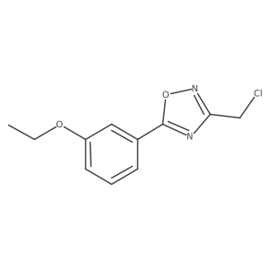 3-(Chloromethyl)-5-(3-ethoxyphenyl)-1,2,4-oxadiazole Structure