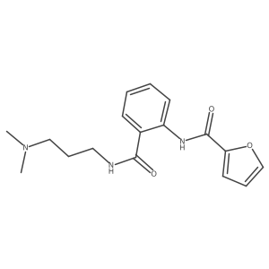 N-(2-{[3-(dimethylamino)propyl]carbamoyl}phenyl)furan-2-carboxamide Structure
