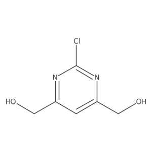 2-Chloro-4,6-pyrimidinedimethanol Structure