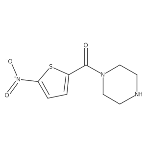 1-[(5-Nitrothien-2-YL)carbonyl]piperazine Structure