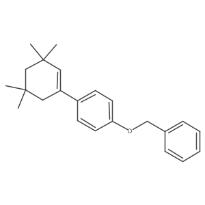 1-Benzyloxy-4-(3,3,5,5-tetramethyl-cyclohex-1-enyl)-benzene Structure