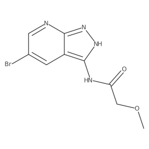 N-(5-bromo-1h-pyrazolo[3,4-b]pyridin-3-yl)-2-methoxyacetamide Structure
