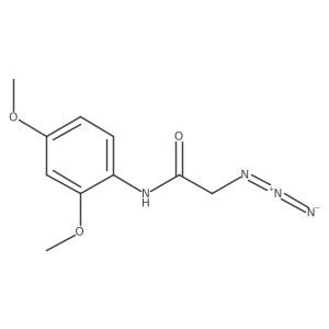 2-azido-N-(2,4-dimethoxyphenyl)acetamide结构式