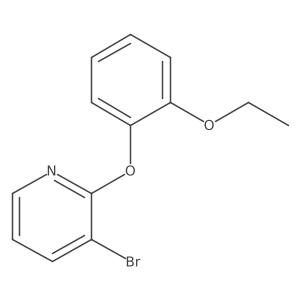 3-Bromo-2-(2-ethoxyphenoxy)pyridine Structure