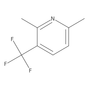 2,6-Dimethyl-3-(trifluoromethyl)pyridine结构式