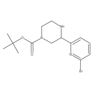Tert-butyl 3-(6-bromopyridin-2-yl)piperazine-1-carboxylate Structure