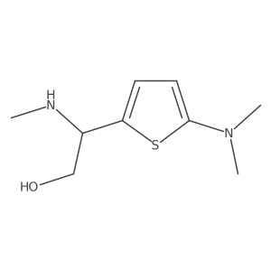 (I(2)R)-5-(Dimethylamino)-I(2)-(methylamino)-2-thiopheneethanol Structure