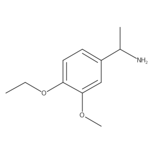 (S)-1-(4-Ethoxy-3-methoxyphenyl)ethan-1-amine结构式