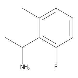(1S)-1-(2-fluoro-6-methylphenyl)ethan-1-amine结构式