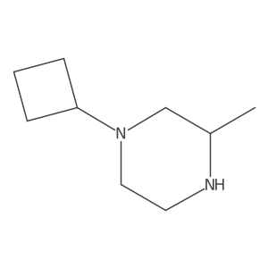 (R)-1-Cyclobutyl-3-methylpiperazine Structure
