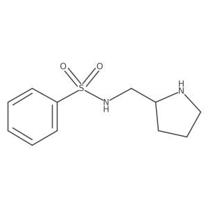 N-[(pyrrolidin-2-yl)methyl]benzenesulfonamide Structure