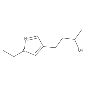 4-(1-Ethyl-1h-pyrazol-4-yl)butan-2-ol结构式