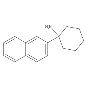 1-(Naphthalen-2-yl)cyclohexan-1-amine结构式