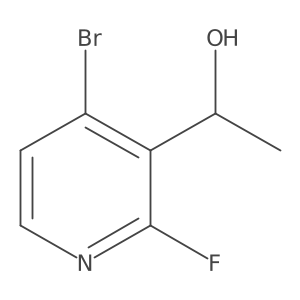 1-(4-Bromo-2-fluoropyridin-3-yl)ethanol Structure