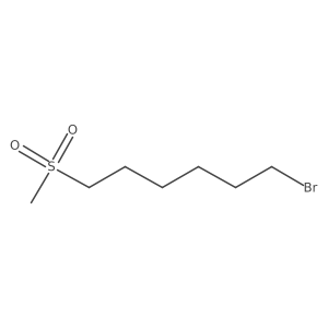 1-Bromo-6-methanesulfonylhexane结构式