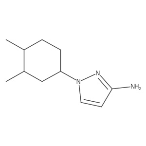 1-(3,4-dimethylcyclohexyl)-1H-pyrazol-3-amine结构式