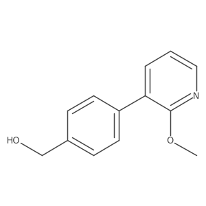 (4-(2-Methoxypyridin-3-yl)phenyl)methanol结构式