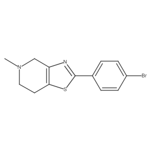 2-(4-Bromophenyl)-5-methyl-4,5,6,7-tetrahydrothiazolo[4,5-C]pyridine Structure