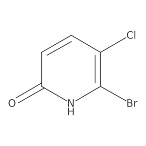 6-Bromo-5-chloropyridin-2-ol结构式