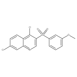 4,7-Dichloro-3-[(3-methoxyphenyl)sulfonyl]quinoline Structure