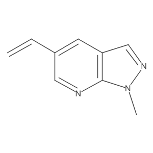 1-methyl-5-vinyl-1H-pyrazolo[3,4-b]pyridine结构式