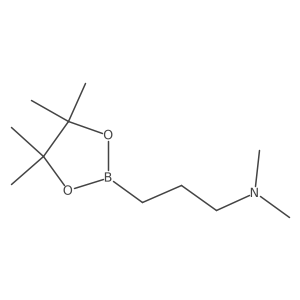 Dimethyl[3-(tetramethyl-1,3,2-dioxaborolan-2-yl)propyl]amine Structure
