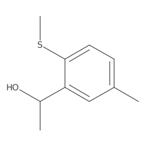 1-(5-Methyl-2-(methylthio)phenyl)ethan-1-ol Structure
