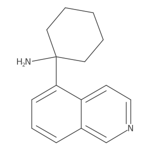 1-(Isoquinolin-5-yl)cyclohexan-1-amine结构式