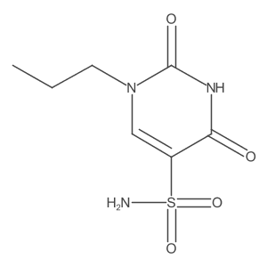 2,4-Dioxo-1-propyl-1,2,3,4-tetrahydropyrimidine-5-sulfonamide Structure
