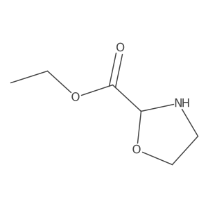 Ethyl oxazolidine-2-carboxylate Structure