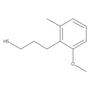 3-(2-Methoxy-6-methylphenyl)propane-1-thiol结构式
