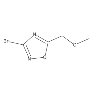 3-Bromo-5-(methoxymethyl)-1,2,4-oxadiazole Structure
