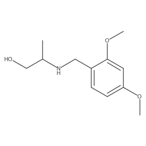 (2S)-2-[(2,4-Dimethoxybenzyl)amino]propan-1-ol结构式