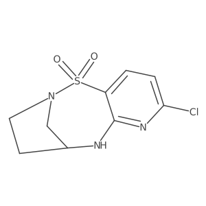 (5S)-8-Chloro-3,4,5,6-tetrahydro-2,5-methanopyrido[2,3-g][1,2,6]thiadiazocine 1,1-dioxide Structure