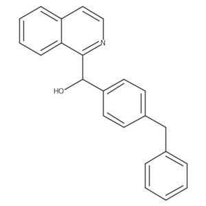 I+/--[4-(Phenylmethyl)phenyl]-1-isoquinolinemethanol Structure
