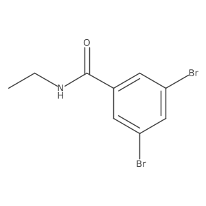 3,5-dibromo-N-ethylbenzamide Structure