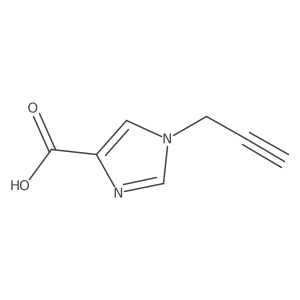 1-(prop-2-yn-1-yl)-1H-imidazole-4-carboxylic acid结构式