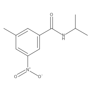 N-isopropyl-3-methyl-5-nitrobenzamide结构式