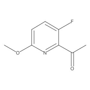 1-(3-fluoro-6-methoxy-2-pyridinyl)Ethanone Structure