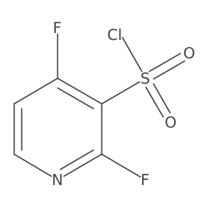 2,4-Difluoropyridine-3-sulfonyl chloride结构式