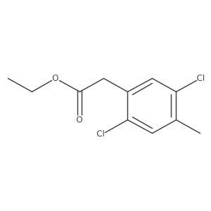 Ethyl 2,5-dichloro-4-methylphenylacetate结构式
