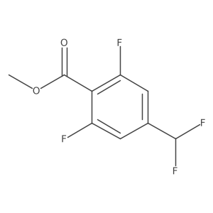 Methyl 2,6-difluoro-4-(difluoromethyl)benzoate结构式